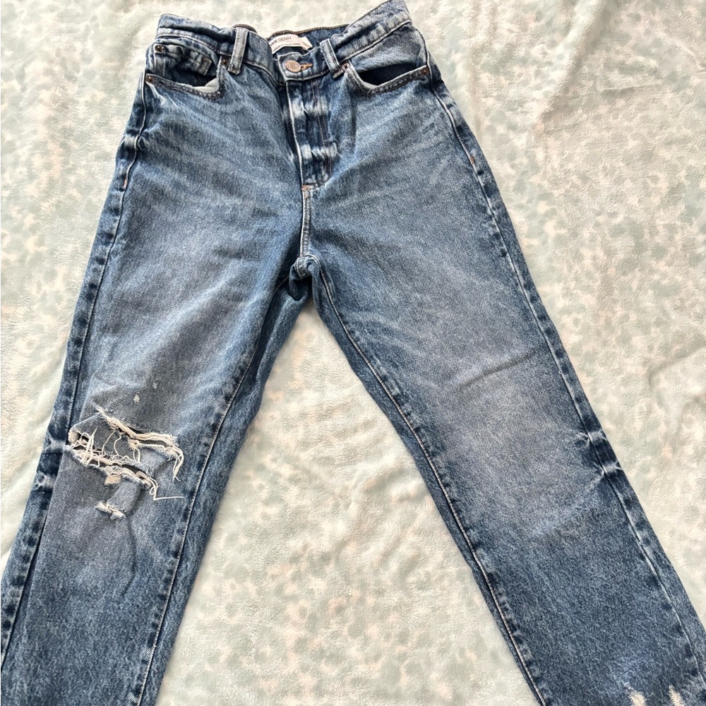 Garage Denim - Vintage Straight Distressed Women's Jeans